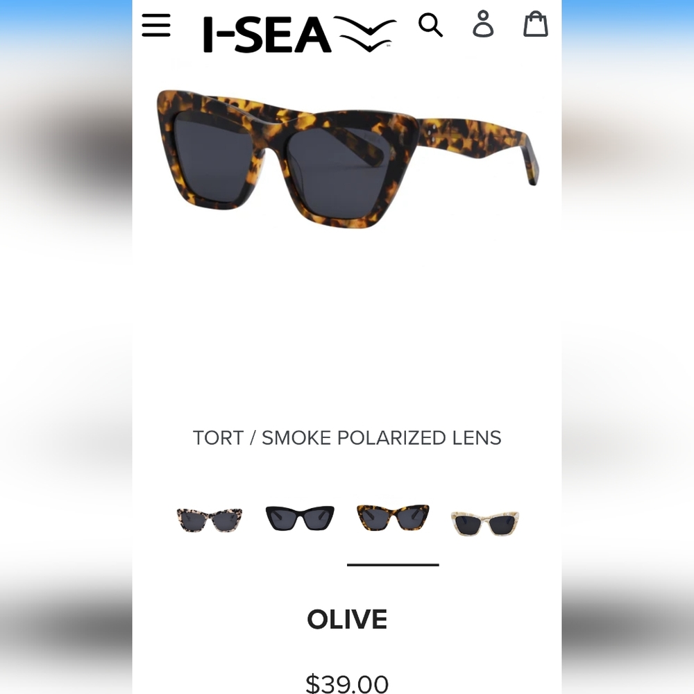 I-SEA Tortoise Shell Sunglasses - Picture 13 of 14